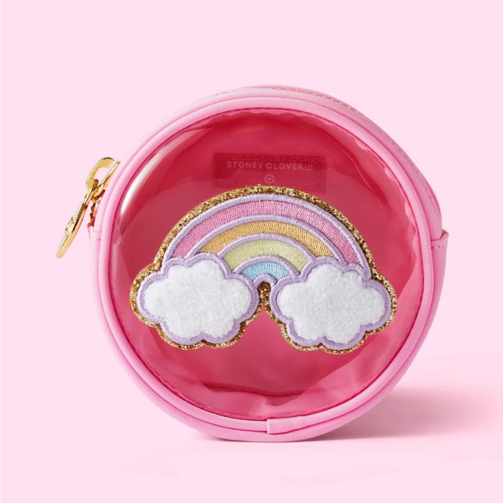 Stoney Clover Lane x Target Rainbow Pink Round Pouch